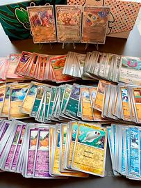 Lotto Carte Pokemon 60 pz Ossidiana Infuocata+Ex