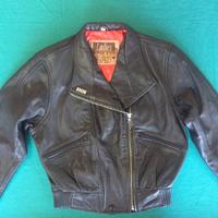 Chiodo in pelle biker IXS