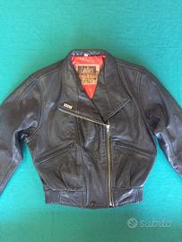 Chiodo in pelle biker IXS