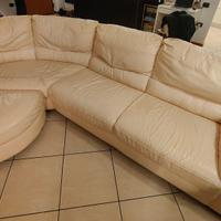 Divano angolare in pelle Divani&Divani by Natuzzi 