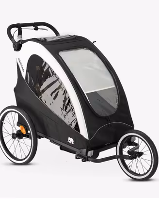 Rimorchio bici per bambino