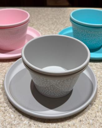 Set di ciotole e piatti in plastica Ikea (12 pz)
