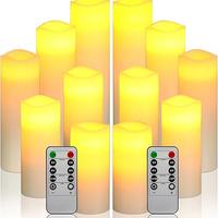 Da by LED Candele senza fiamma a batteria, set di
