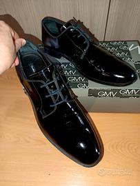 Scarpe da uomo in vernice nera tg.42