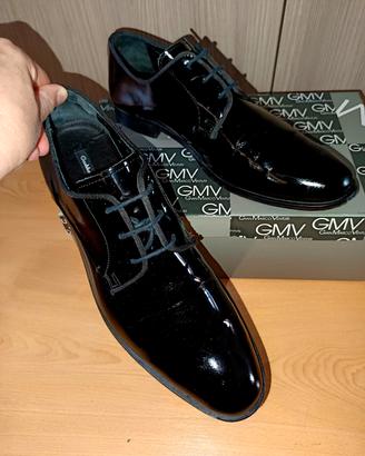 Scarpe da uomo in vernice nera tg.42