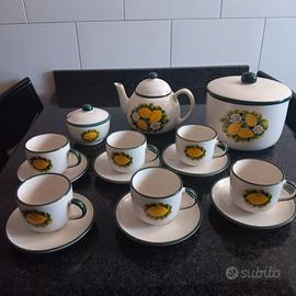 servizio da the in ceramica 