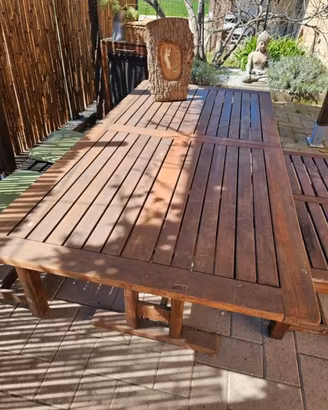TAVOLO ALLUNGABILE IN LEGNO MASSICCIO