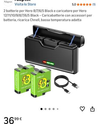 Batterie go pro Hero 5/6/7/8