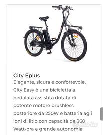bicicletta unisex pedalata assistita 
