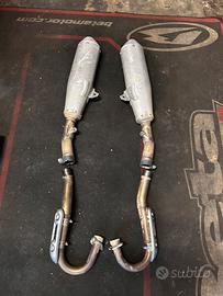 Scarico completo originale honda crf 250