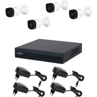 KIT VIDEOSORVEGLIANZA 4 TELECAMERE 5 MPX DAHUA DVR