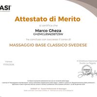 Massaggio classico svedese