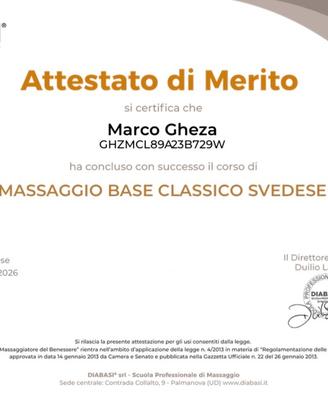 Massaggio classico svedese