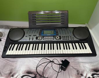 Tastiera Casio CTK-651 con display LCD e alimentat