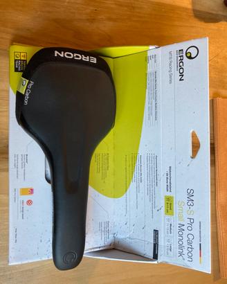 Sella bicicletta in carbonio ergon sm3 nuova!