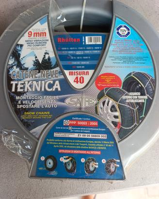 Catene da neve Rhütten Teknica gr.40 – 9mm
