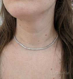 Collana tennis Genesi acciaio inox 
