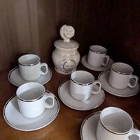 Set Caffè Porcellana Royal - 6 Tazzine e zuccheria