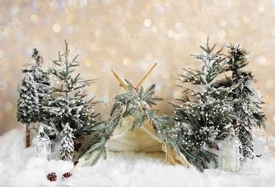 Fondale fotografico scenografia di Natale