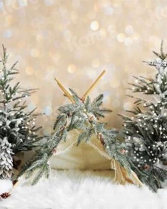 Fondale fotografico scenografia di Natale