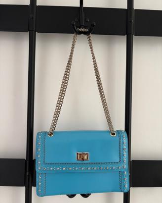 Borsa Tosca Blu con borchie