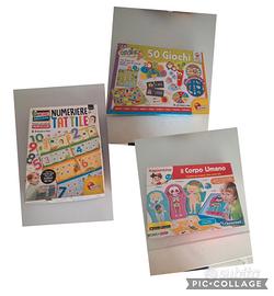 3 giochi educativi 3/6anni