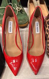 Décolleté Steve Madden rosse tacco 12