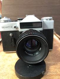 fotocamera Zenit E + grandangolo