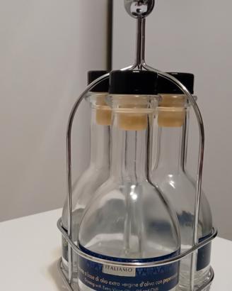 Set porta olio-aceto-olio al peperoncino