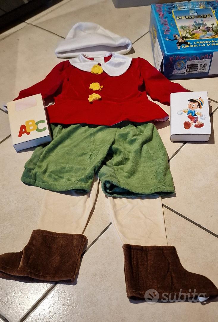 Vestito carnevale store pinocchio bambino