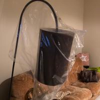 Lampada da terra con paralume