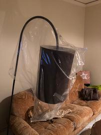 Lampada da terra con paralume