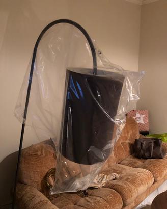 Lampada da terra con paralume