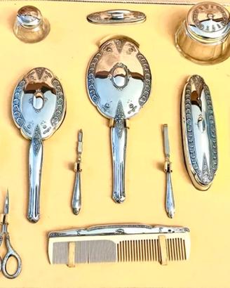 Set Art Deco anni 30 in argento