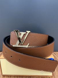 Cintura in pelle da uomo Louis Vuitton/Marrone