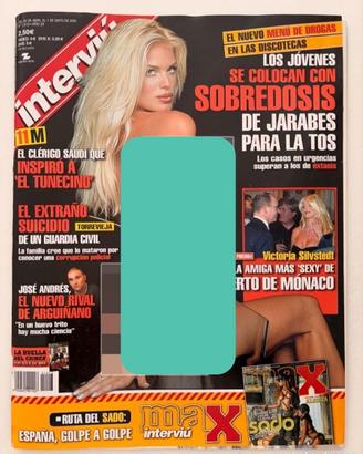Rivista Interviù Victoria Silvstedt + inserto