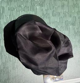 Cappello da poliziotto Carnevale nero