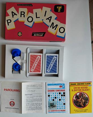 Gioco da Tavolo Paroliamo - ‘80. A. Pongo Completo