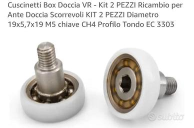 Cuscinetti Box Doccia VR - Kit 2 PEZZI Ricambio