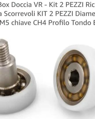 Cuscinetti Box Doccia VR - Kit 2 PEZZI Ricambio