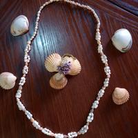 Collana Intrecciata con Conchiglie degli anni 70