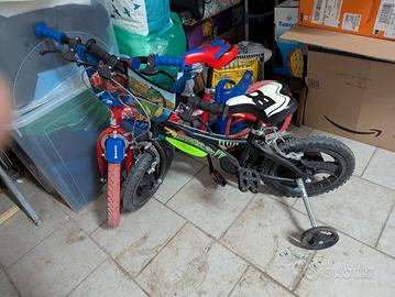  bici marca Dino bike spiderman e dinosauri