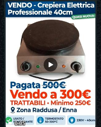 piastra per crepes 