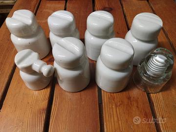 isolatori elettrici vintage 