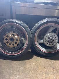 Coppia ruote monster 600