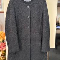 Cappotto con dettagli in lurex
