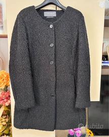 Cappotto con dettagli in lurex