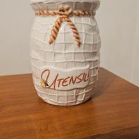 Porta utensili da cucina in ceramica