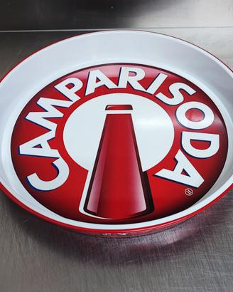 vassoio Campari in alluminio 