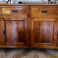 Mobile cassettiera e tavolo + 6 sedie